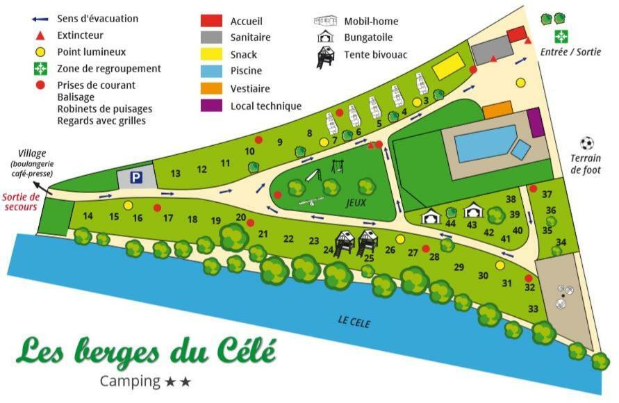 Отель Les Berges Du Cele Bagnac Экстерьер фото